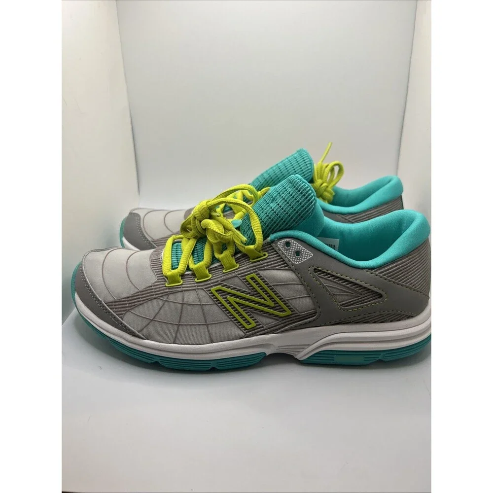 New Balance 813 Women's Training Shoes Sz 7B Gray Teal Sneakers  WX813SG New